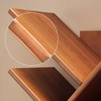 Tree Bookshelf with Drawer Freestanding Wooden Book Tower Tall Narrow Bookcase for Home Office | Bedroom and Kids Room