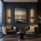 2 Pack Battery Powered LED Wall Light Wall Sconces For Indoors