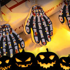 Halloween String Lights Battery Operated LED Fairy Lights with Themed Spooky Shades for Bedroom | Living Room and Party Decoration