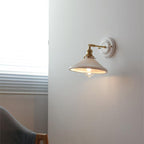 Vintage Ceramic Wall Light With Warm LED Glow — Ashbury Home & Living