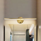Modern Aluminium Wall Light for Living Room and Hallway in Gold — Ashbury Home & Living