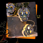 Halloween String Lights Battery Operated LED Fairy Lights with Themed Spooky Shades for Bedroom | Living Room and Party Decoration