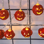 Halloween String Lights Battery Operated LED Fairy Lights with Themed Spooky Shades for Bedroom | Living Room and Party Decoration