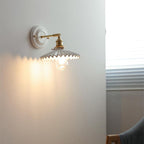 Vintage Ceramic Wall Light With Warm LED Glow in B — Ashbury Home & Living