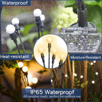 Solar Firefly Garden Lights Swaying LED Stake Lights Outdoor Waterproof Pathway Lights with Dusk to Dawn Sensor for Borders | Patio and Lawn