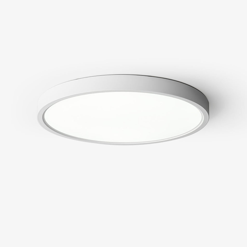 Minimalist Iron Flush Mount Ceiling Light With Slim Low-Profile Design — Ashbury Home & Living
