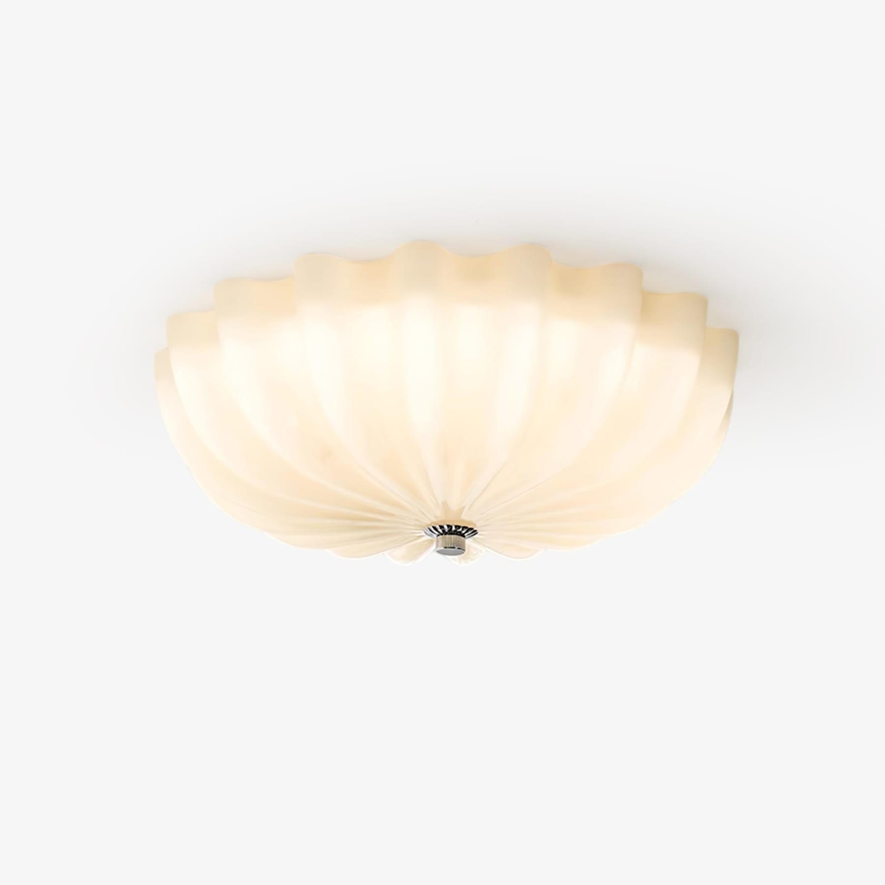 Vintage Glass Flush Mount Ceiling Light for Living Room — Ashbury Home & Living