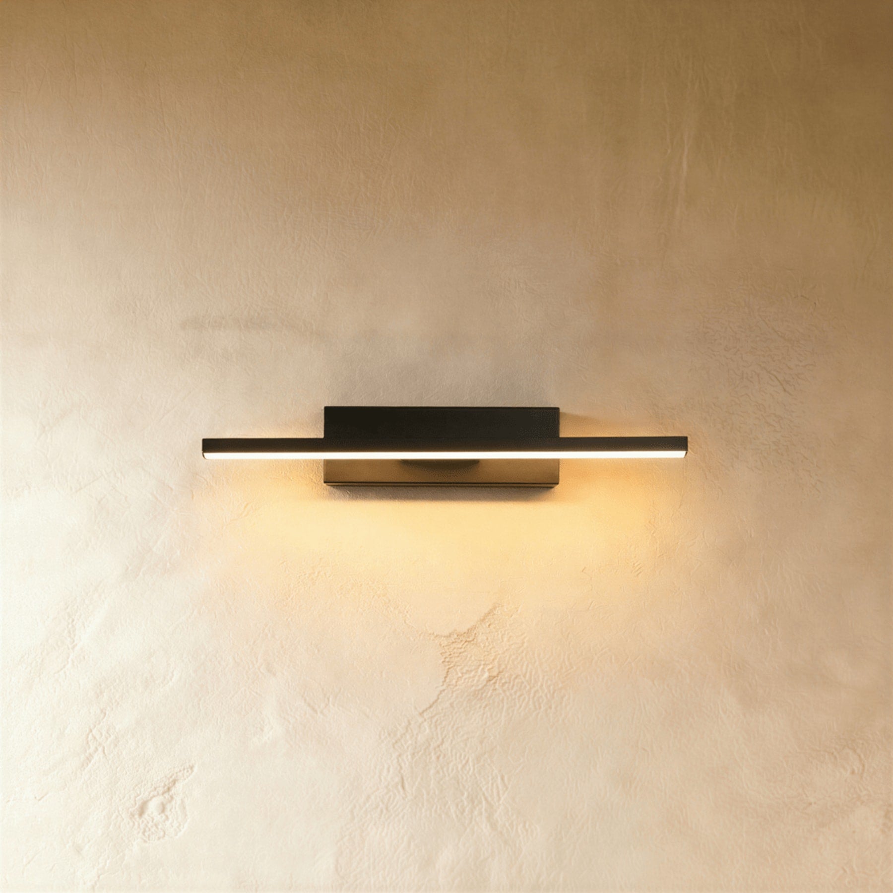 Modern Metal Wall Light for Living Room and Bedroom in Black — Ashbury Home & Living