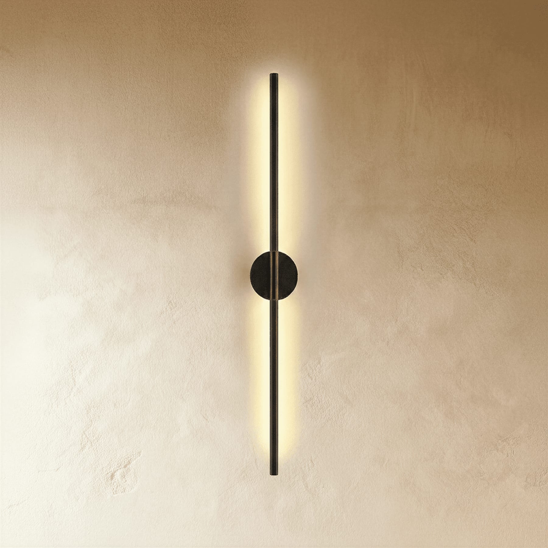 Modern Aluminium Wall Light for Living Room and Hallway in Black — Ashbury Home & Living
