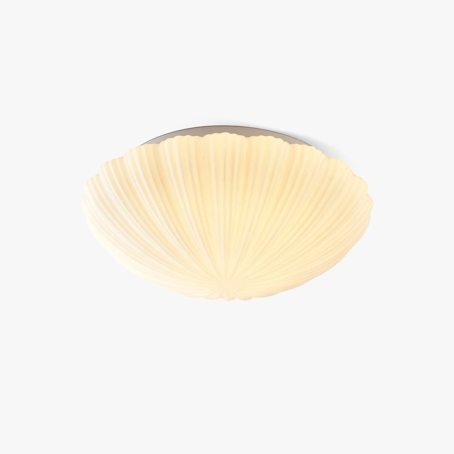 Modern Glass Flush Mount Ceiling Light — Ashbury Home & Living