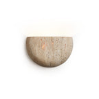 Modern Travertine Stone Wall Light for Living Room — Ashbury Home & Living