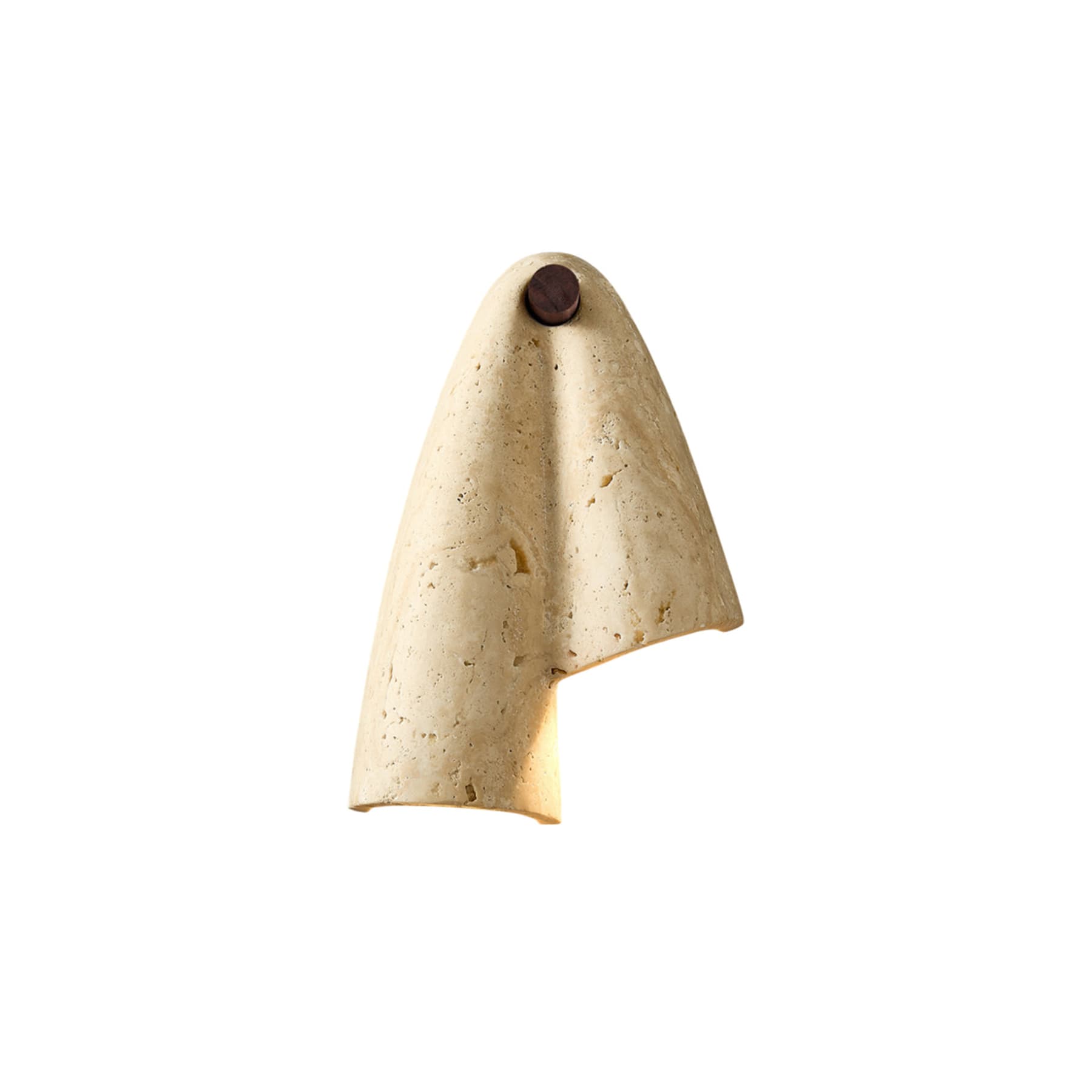 Modern Travertine Wall Light With Warm LED Glow — Ashbury Home & Living