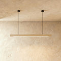 Minimalist Wood Pendant Light With Warm Daylight Glow For Dining Room — Ashbury Home & Living