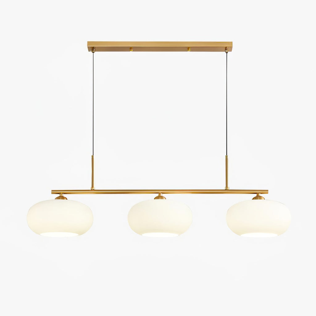 Modern Glass Pendant Light With Tri-Colour LED Glow — Ashbury Home & Living