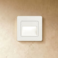 Minimalist Matte Plastic Wall Light for Hallway and Bedroom in White — Ashbury Home & Living