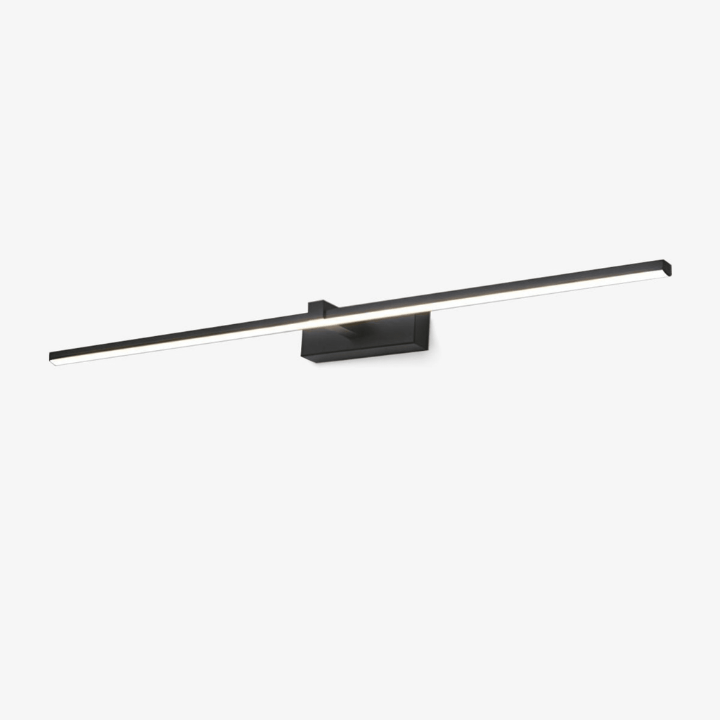 Modern Iron Linear Wall Light With Integrated LED for Hallway — Ashbury Home & Living