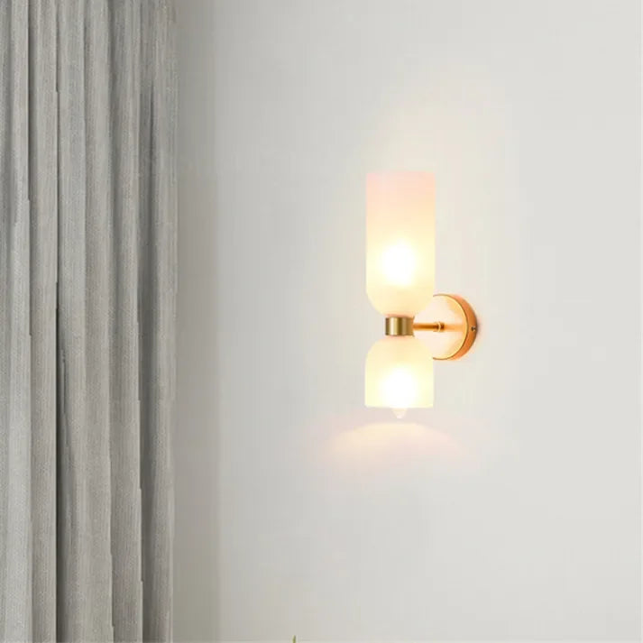 Modern Glass Wall Light for Living Room and Bedroom — Ashbury Home & Living