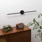 Minimalist Metal Linear Wall Light With Warm LED Glow — Ashbury Home & Living