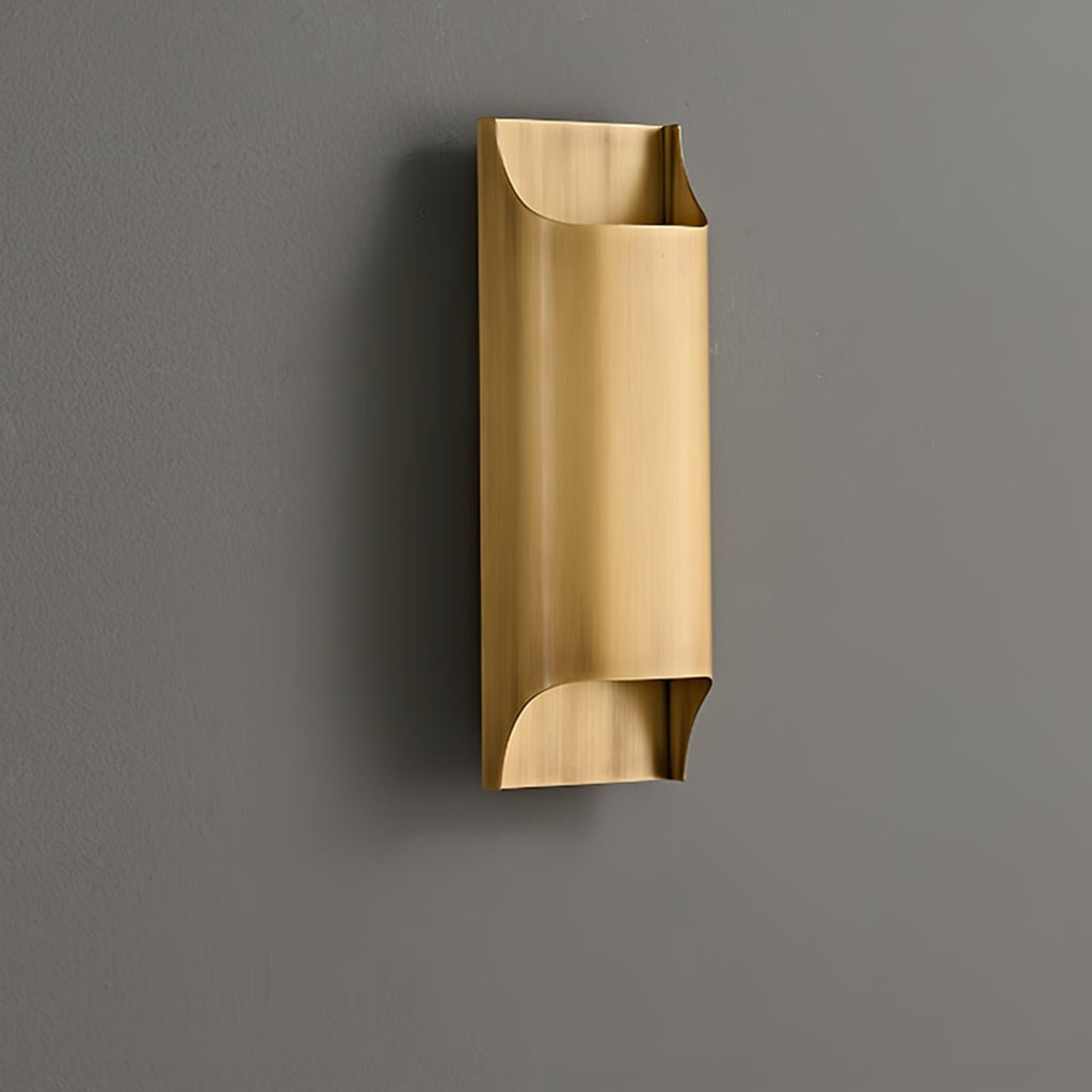 Modern Brass Wall Light With Warm LED Glow for Living Room — Ashbury Home & Living