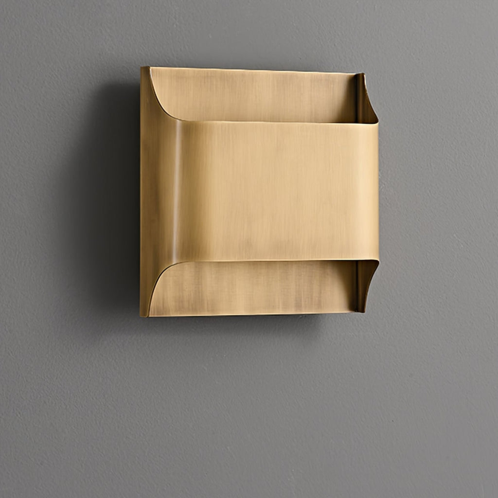 Modern Brass Wall Light With Warm LED Glow for Living Room — Ashbury Home & Living