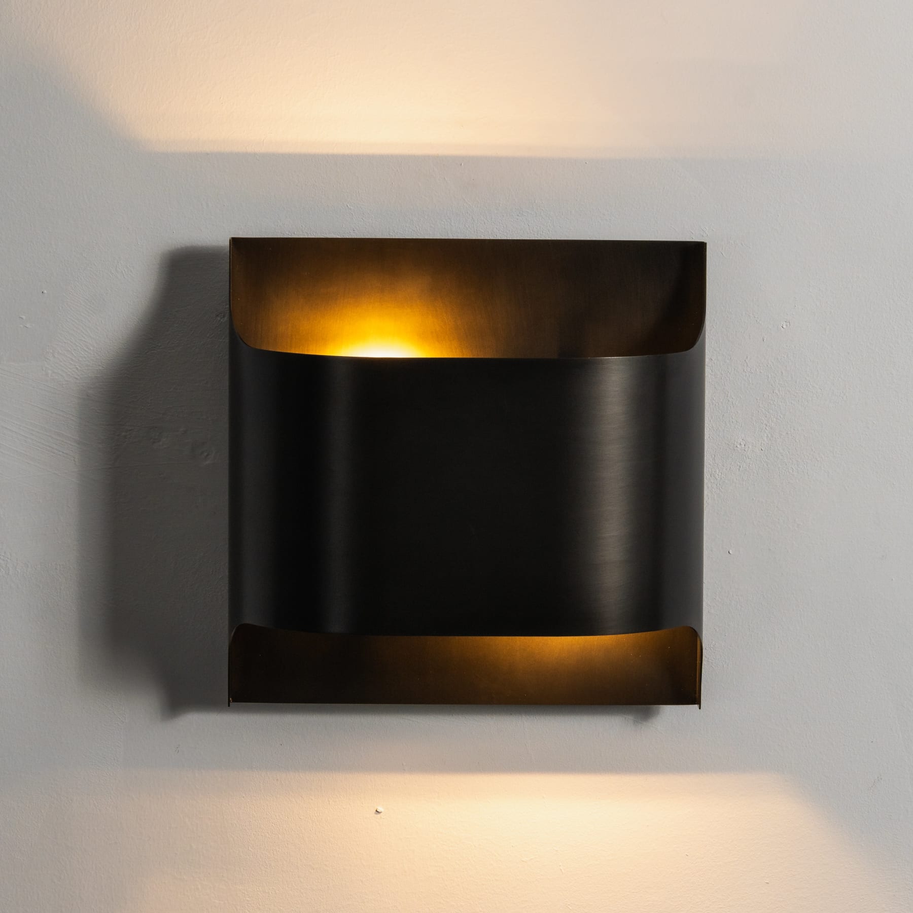 Modern Brass Wall Light With Warm LED Glow for Living Room — Ashbury Home & Living