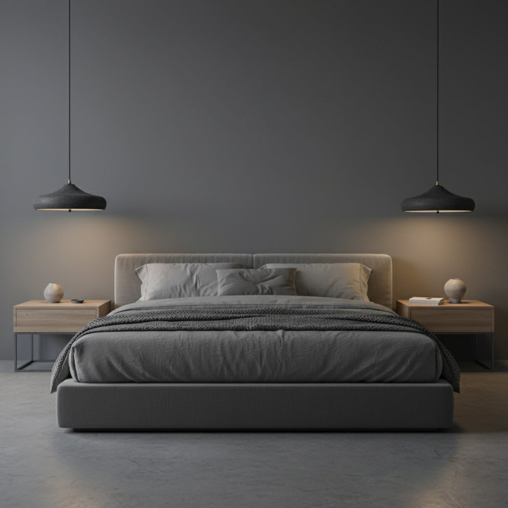 Contemporary Iron Pendant Light With Warm LED Glow — Ashbury Home & Living
