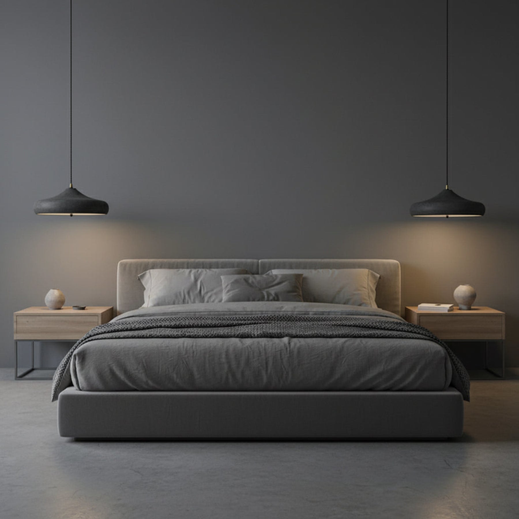 Contemporary Iron Pendant Light With Warm LED Glow — Ashbury Home & Living