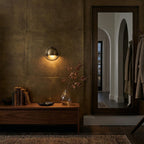 Contemporary Copper Wall Light With Dimmable Tri-Colour Glow — Ashbury Home & Living