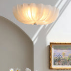 Vintage Glass Flush Mount Ceiling Light for Living Room — Ashbury Home & Living