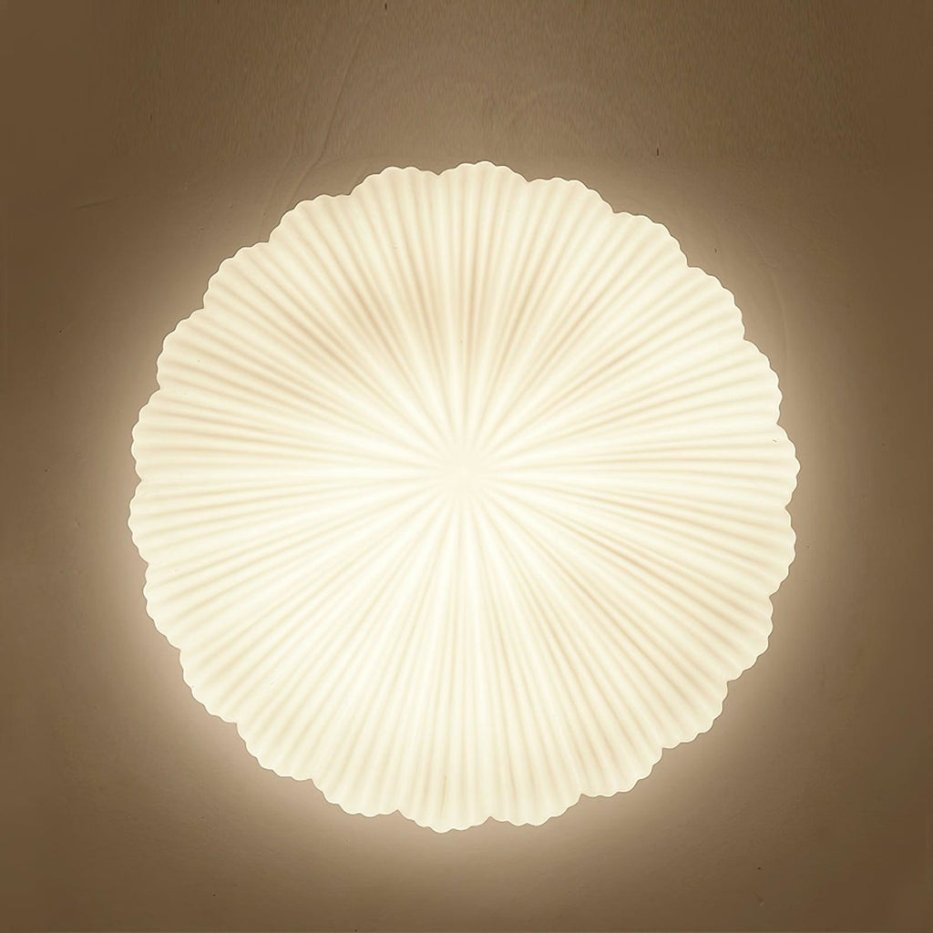 Modern Glass Flush Mount Ceiling Light — Ashbury Home & Living