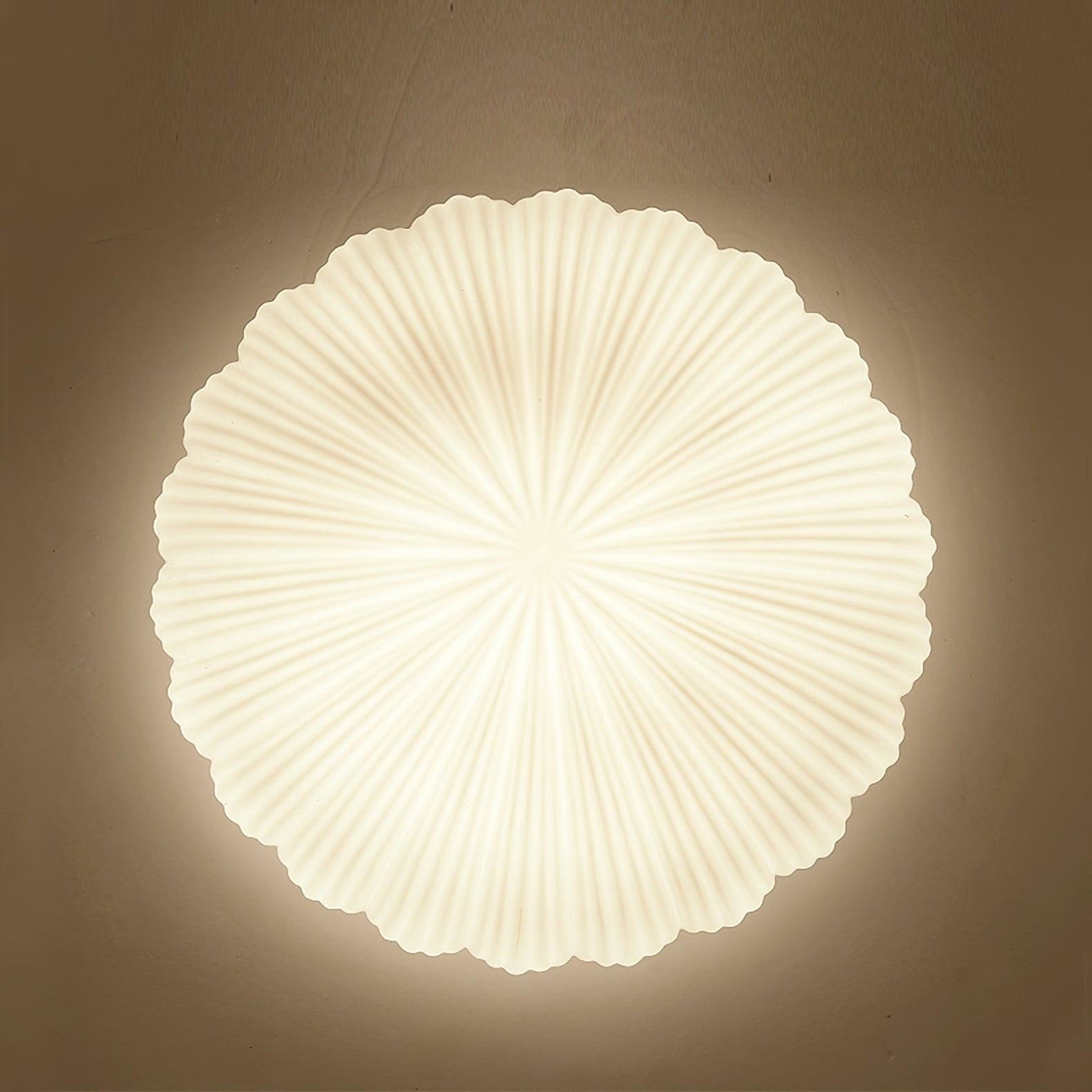 Modern Glass Flush Mount Ceiling Light — Ashbury Home & Living