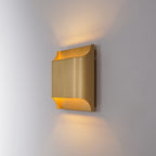 Modern Brass Wall Light With Warm LED Glow for Living Room — Ashbury Home & Living