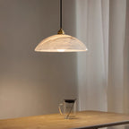 Modern Marble and Copper Pendant Light for Dining Room — Ashbury Home & Living