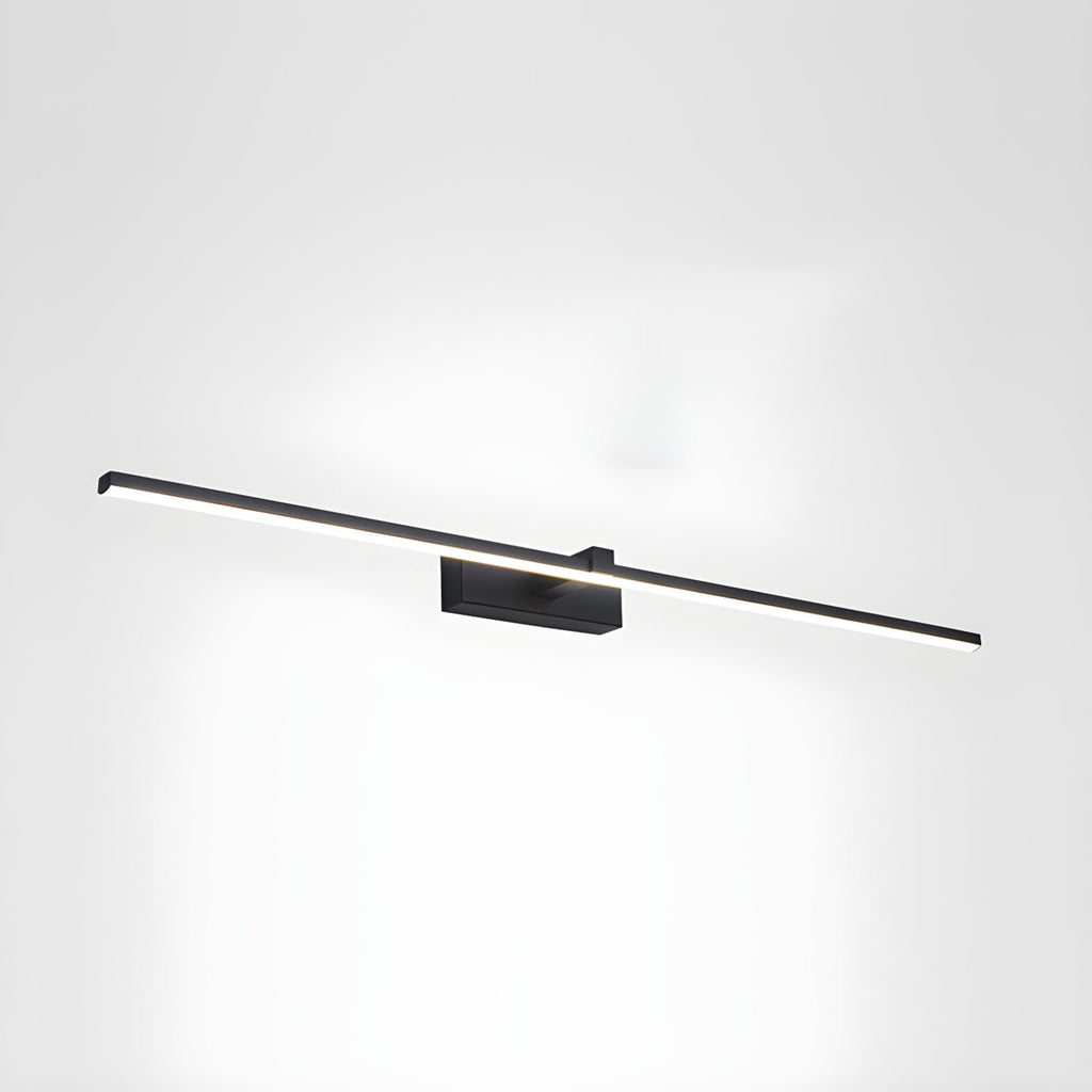 Modern Iron Linear Wall Light With Integrated LED for Hallway — Ashbury Home & Living