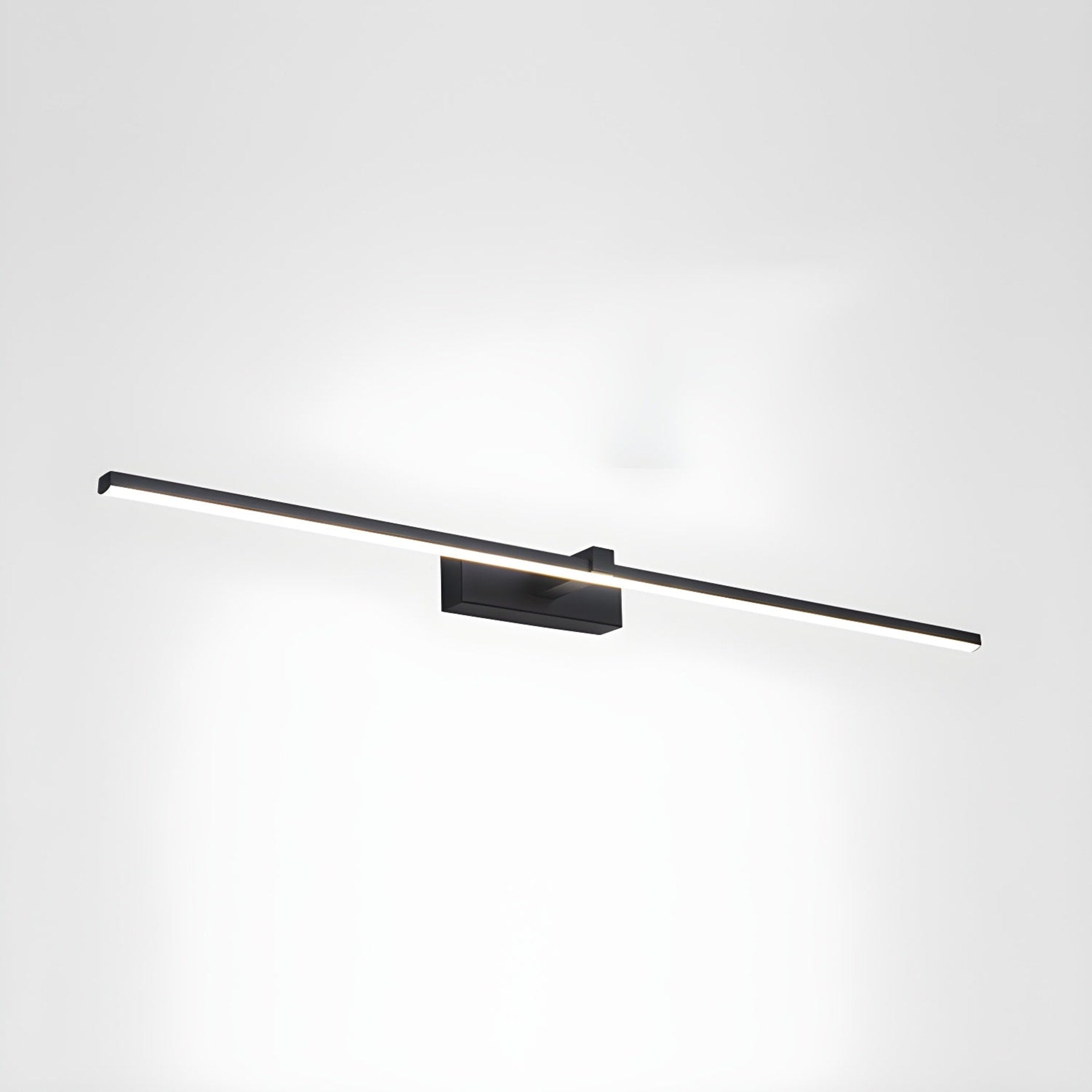 Modern Iron Linear Wall Light With Integrated LED for Hallway — Ashbury Home & Living