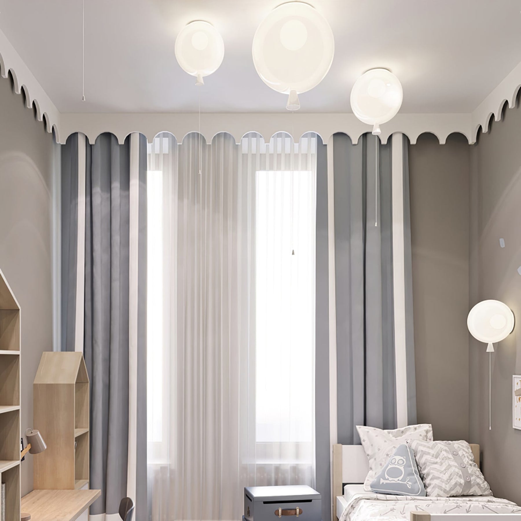 Modern Flush Mount Ceiling Light for Living Room and Bedroom — Ashbury Home & Living