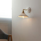 Vintage Ceramic Wall Light With Warm LED Glow — Ashbury Home & Living
