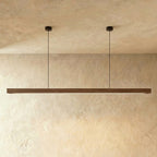 Minimalist Wood Pendant Light With Warm Daylight Glow For Dining Room — Ashbury Home & Living