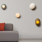 Modern Glass Wall Light With Warm Glass Shades — Ashbury Home & Living