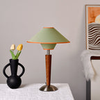 Modern Wood Table Lamp With Fabric Shade for Living Room — Ashbury Home & Living