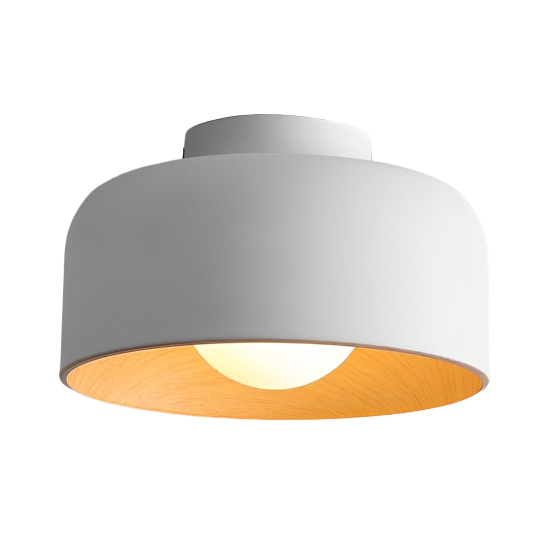 Modern Iron Semi-Flush Mount Ceiling Light for Living Room — Ashbury Home & Living
