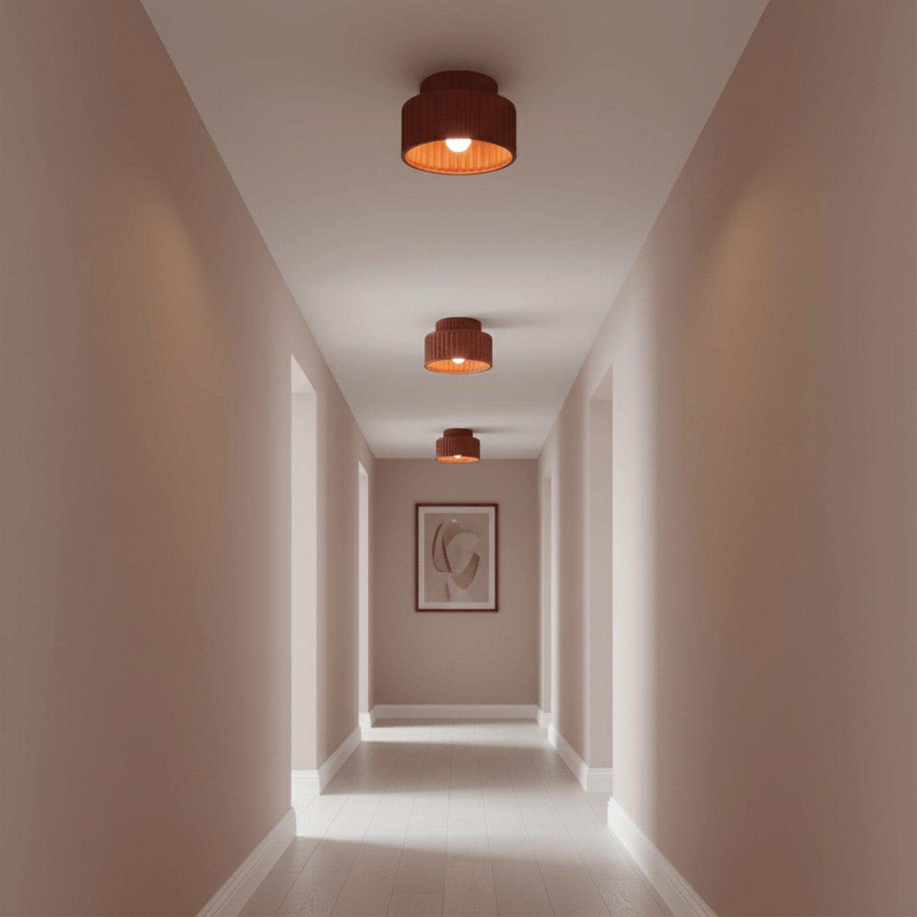 Modern Semi-Flush Ceiling Light for Living Room and Bedroom — Ashbury Home & Living