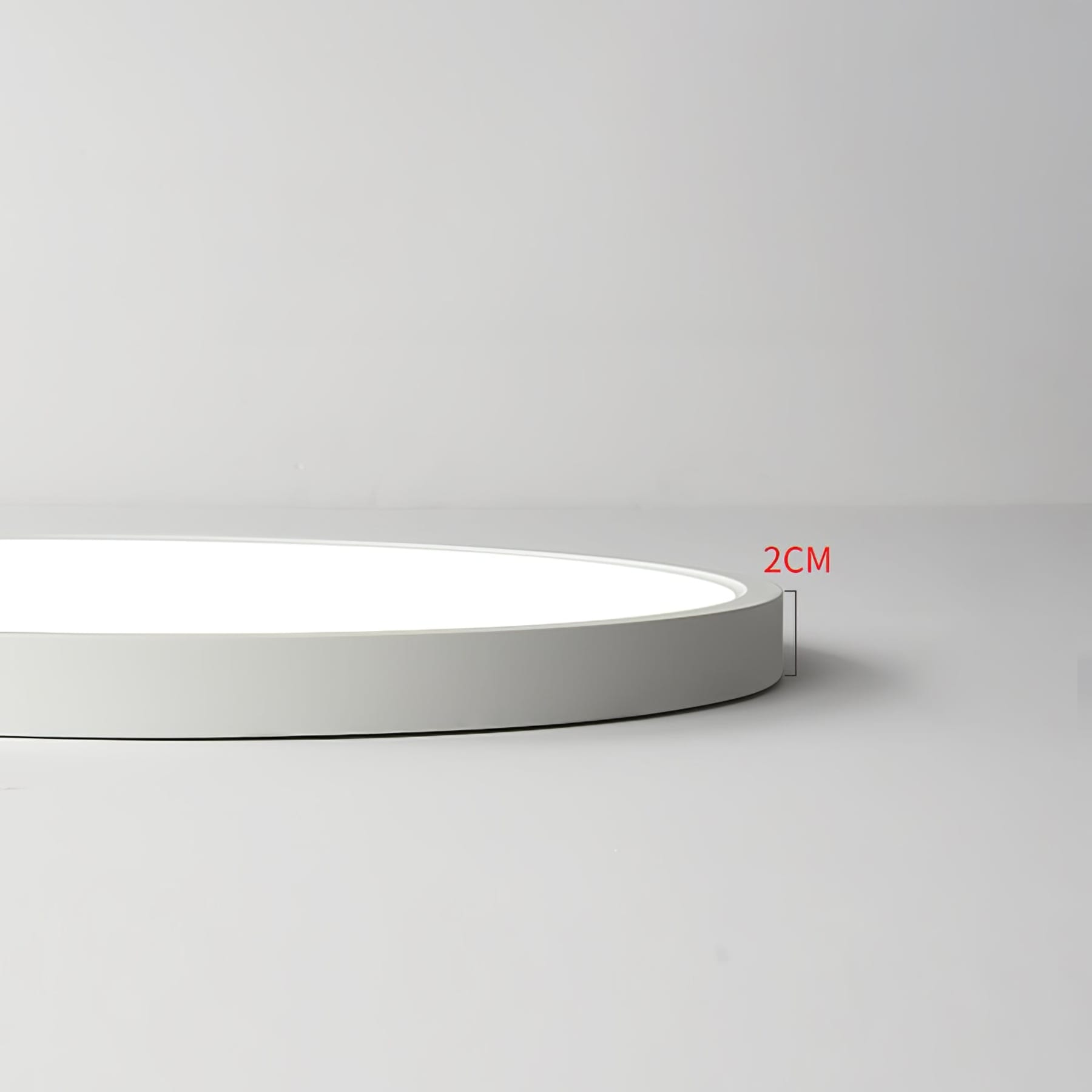 Minimalist Iron Flush Mount Ceiling Light With Slim Low-Profile Design — Ashbury Home & Living