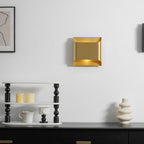 Modern Brass Wall Light With Warm LED Glow for Living Room — Ashbury Home & Living