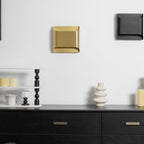 Modern Brass Wall Light With Warm LED Glow for Living Room — Ashbury Home & Living