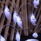 Halloween Ghost Fairy Lights LED String Lights Decorative Ghost Shaped Lights for Garden | Bedroom | Tree and Party Decoration