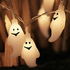 Halloween Ghost Fairy Lights LED String Lights Decorative Ghost Shaped Lights for Garden | Bedroom | Tree and Party Decoration