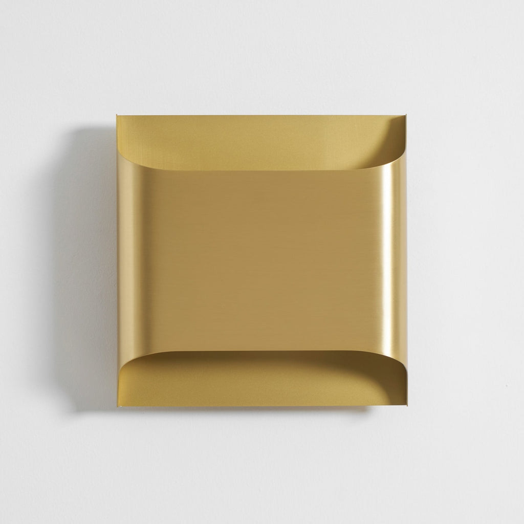 Modern Brass Wall Light With Warm LED Glow for Living Room in Brass — Ashbury Home & Living