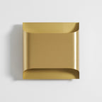 Modern Brass Wall Light With Warm LED Glow for Living Room in Brass — Ashbury Home & Living