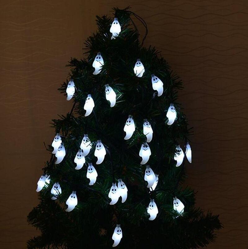 Halloween Ghost Fairy Lights LED String Lights Decorative Ghost Shaped Lights for Garden | Bedroom | Tree and Party Decoration
